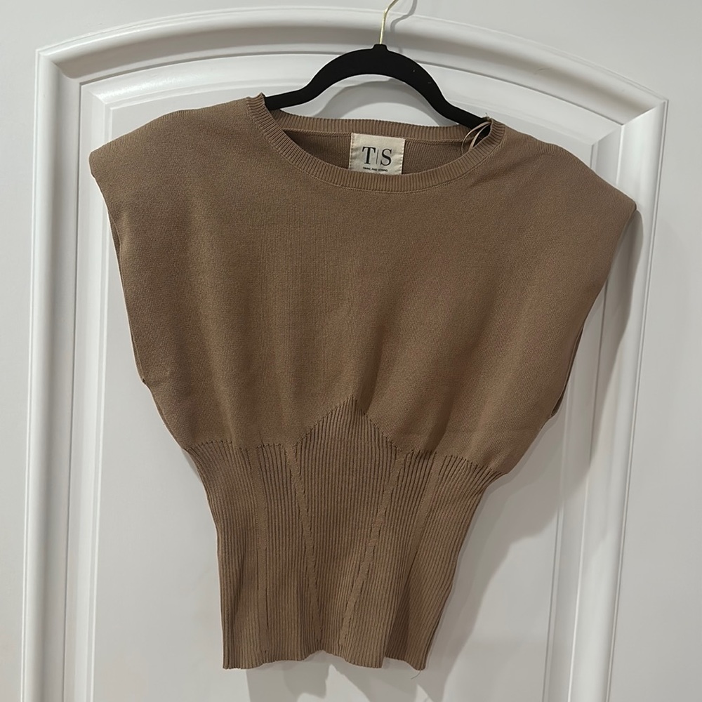 T|S Twine and String knit top size XL.